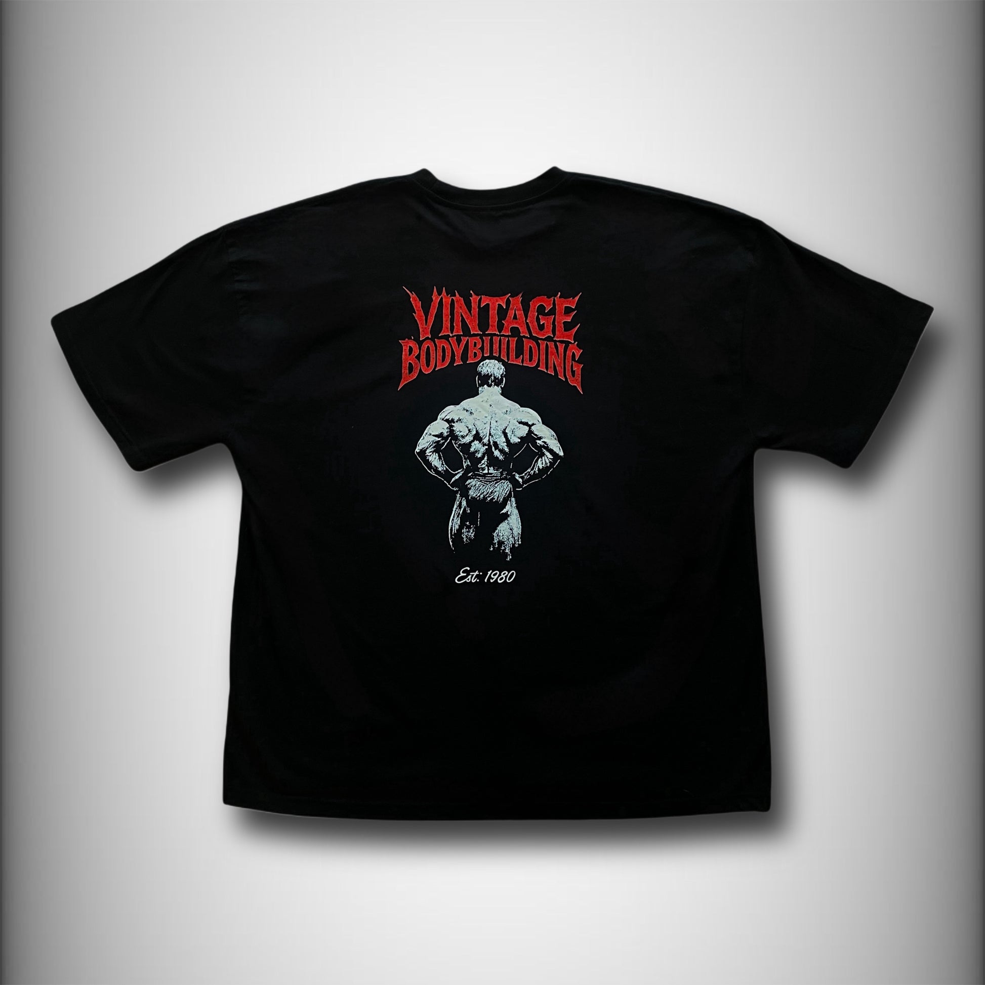 Oversized “Vintage Bodybuilding” Back print Tee