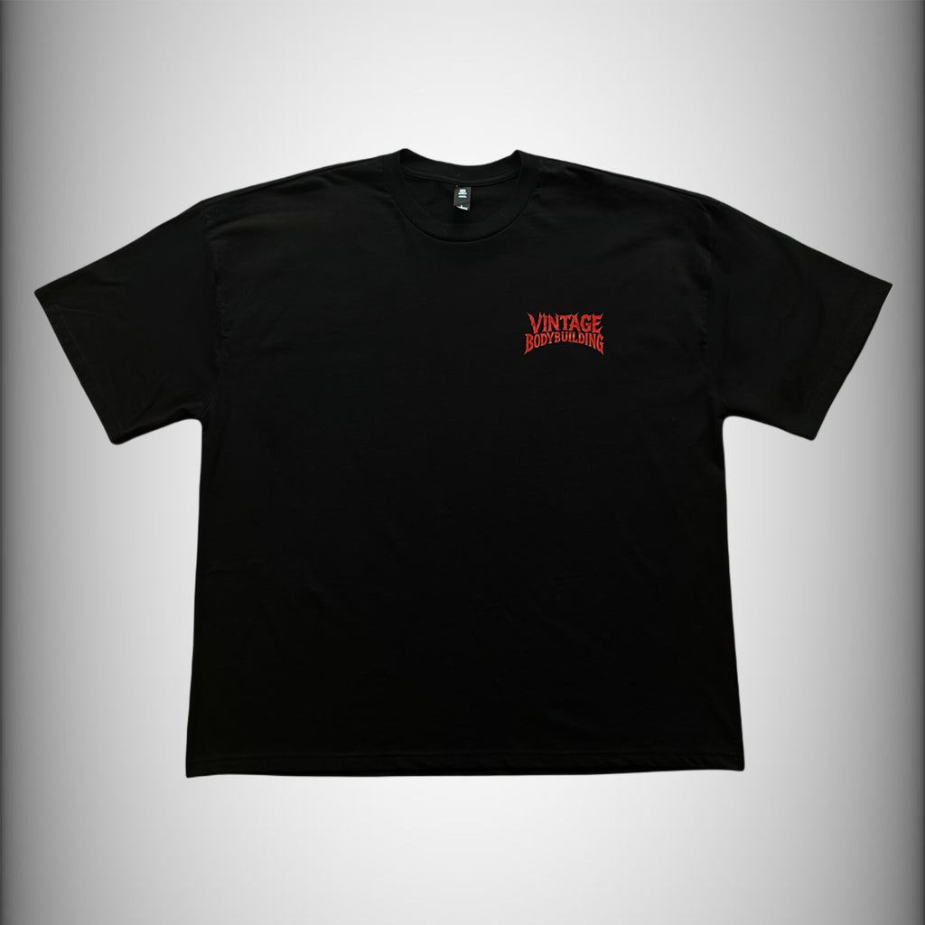 Oversized “Vintage Bodybuilding” Back print Tee