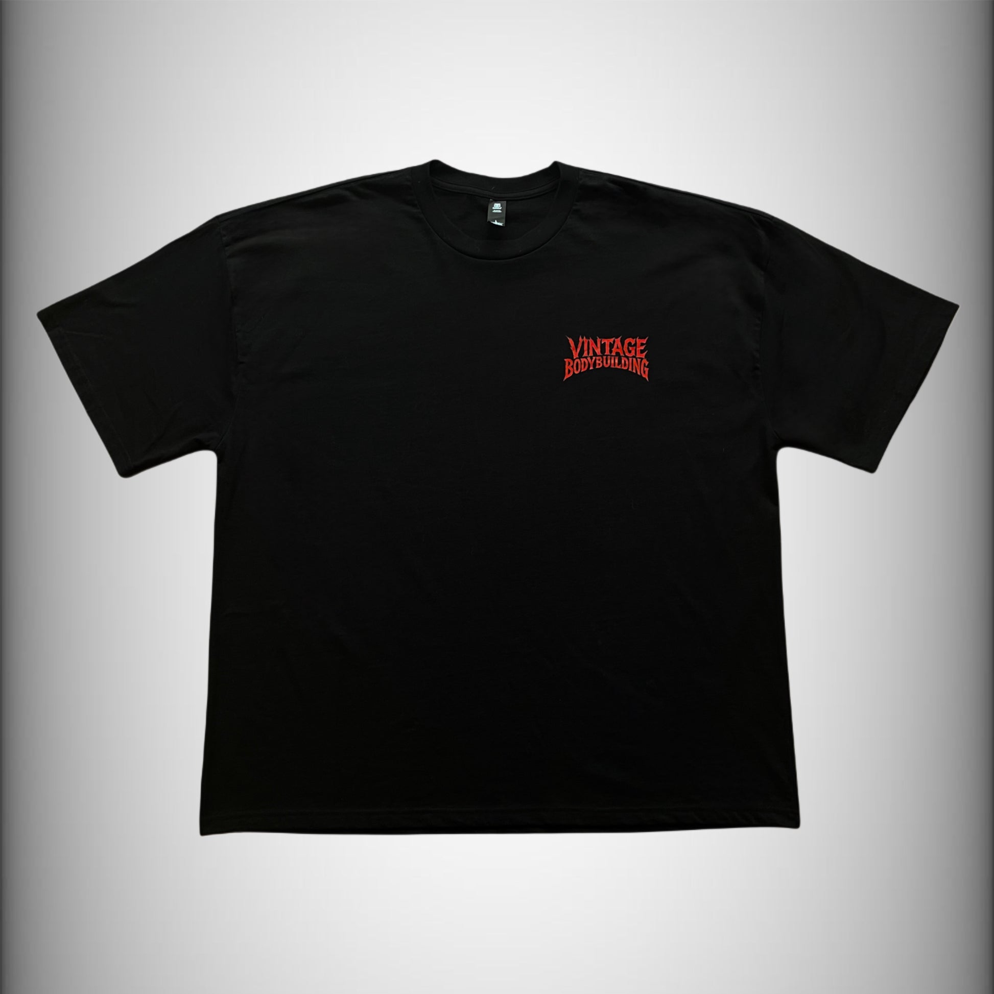 Oversized “Vintage Bodybuilding” Back print Tee