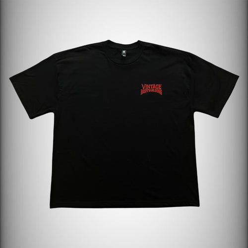 Oversized “Vintage Bodybuilding” Back print Tee
